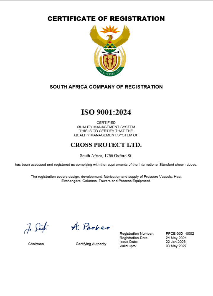 South Africa business registration certificate Word and PDF template